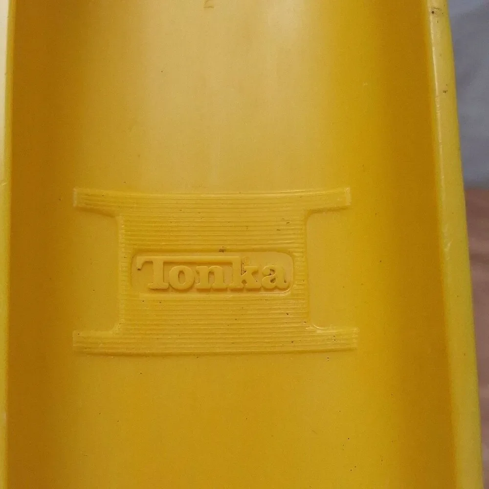 Vintage Yellow Tonka Canoe/Boat for Play People with Tabs